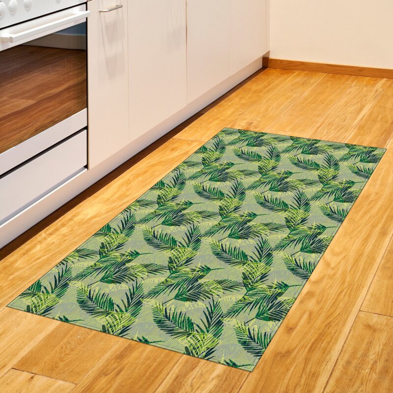 Teal Palm Leaf Rug - Get inspired with our curated ideas for rugs and